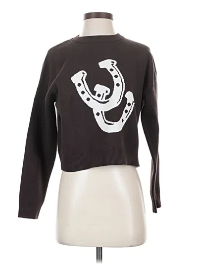 Pre-owned Vigoss Pullover Sweater In Black