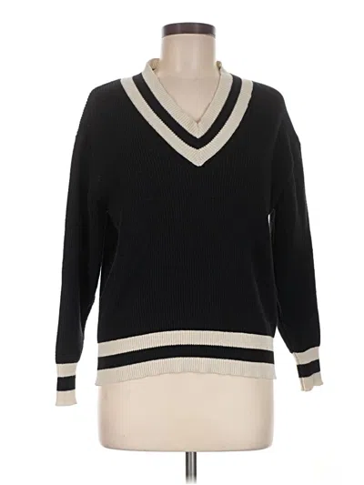 Pre-owned Vigoss Pullover Sweater In Black