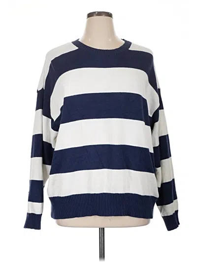 Pre-owned Vigoss Pullover Sweater In Blue