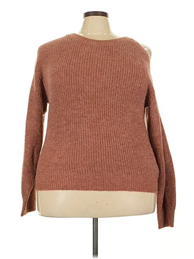 Vigoss Pullover Sweater In Brown