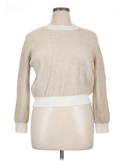 Pre-owned Vigoss Pullover Sweater In Brown