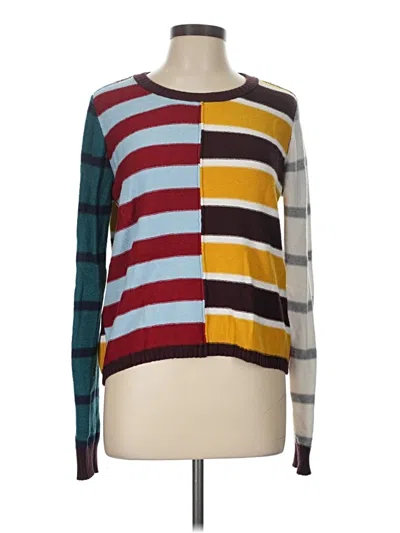 Pre-owned Vigoss Pullover Sweater In Burgundy
