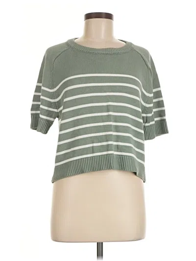 Pre-owned Vigoss Pullover Sweater In Green