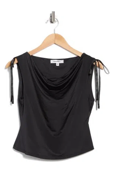 Vigoss Ruched Slinky Tie Top