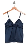 Vigoss Satin Camisole In Blue