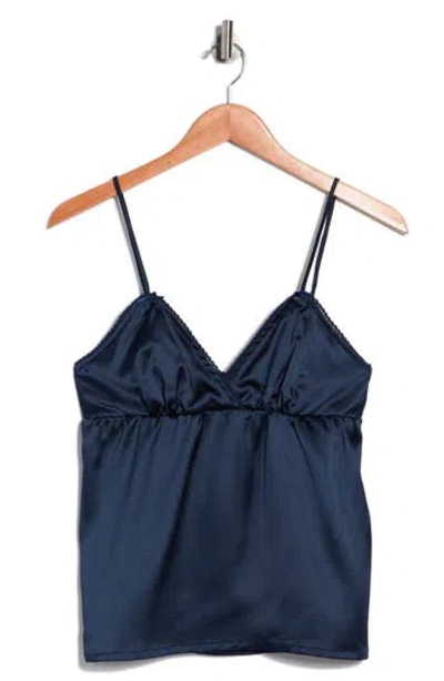 Vigoss Satin Camisole In Blue