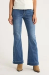 Vigoss Slim Fit Flare Jeans In Blue