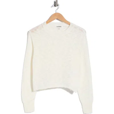 Vigoss Slub Beach Sweater In White