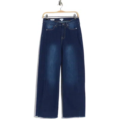 Vigoss Stella Barrel Leg Jeans In Blue