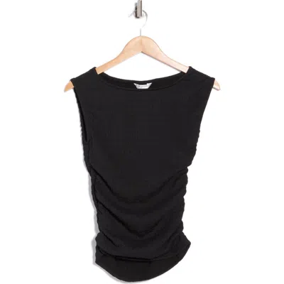 Vigoss Textured Boatneck Tank In Black