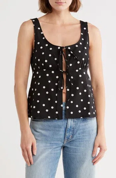 Vigoss Tie Front Vest Top