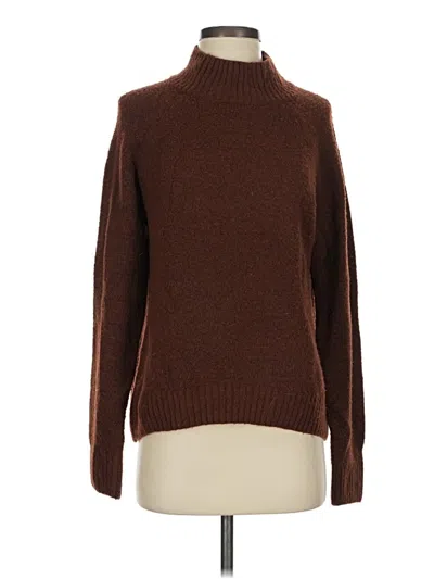 Pre-owned Vigoss Turtleneck Sweater In Brown