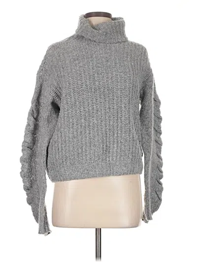 Pre-owned Vigoss Turtleneck Sweater In Gray