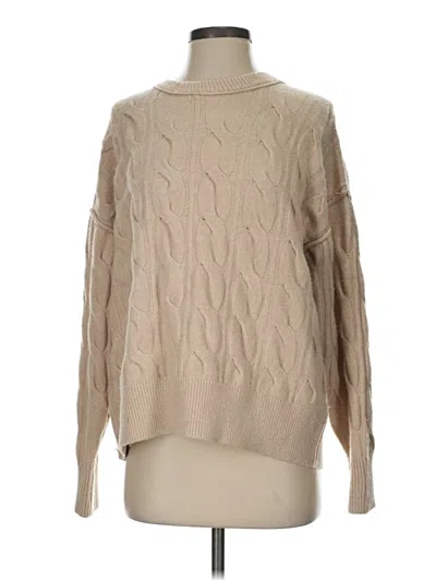 Pre-owned Vigoss Turtleneck Sweater In Tan