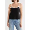 Vigoss Two-tone Box Strap Camisole In Multi