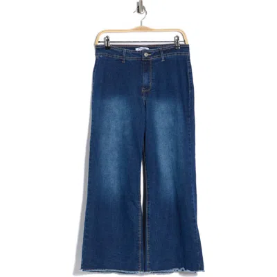 Vigoss Wide Leg Jeans In Blue