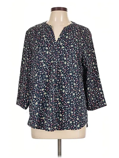 Pre-owned Viishow 3/4 Sleeve Blouse In Blue