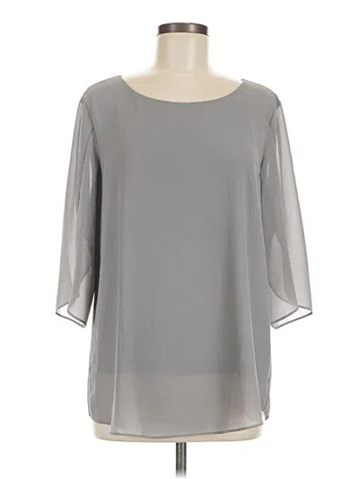Pre-owned Viishow 3/4 Sleeve Blouse In Gray