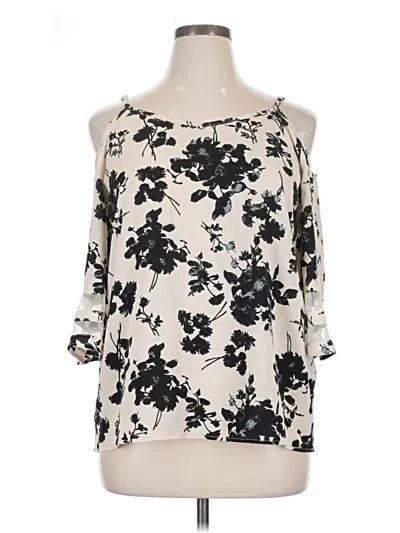 Pre-owned Viishow 3/4 Sleeve Blouse In Ivory