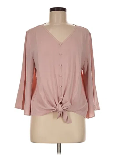 Pre-owned Viishow 3/4 Sleeve Blouse In Pink