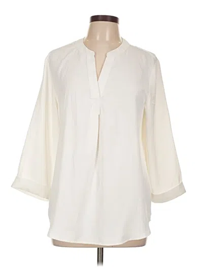 Pre-owned Viishow 3/4 Sleeve Blouse In White