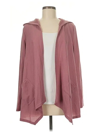 Pre-owned Viishow Cardigan Sweater In Burgundy