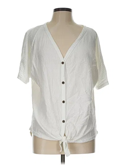 Pre-owned Viishow Cardigan Sweater In White