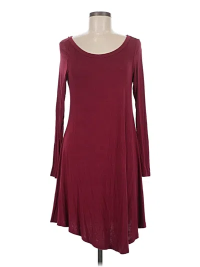 Pre-owned Viishow Casual Dress In Burgundy