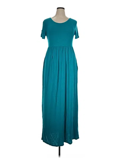 Pre-owned Viishow Casual Dress In Teal