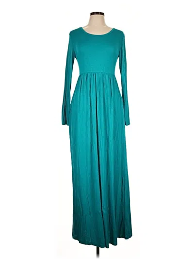 Pre-owned Viishow Casual Dress In Teal