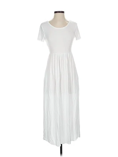 Pre-owned Viishow Casual Dress In White