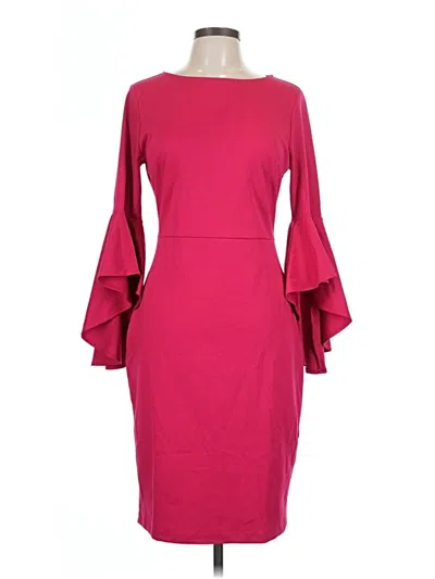 Pre-owned Viishow Cocktail Dress In Burgundy