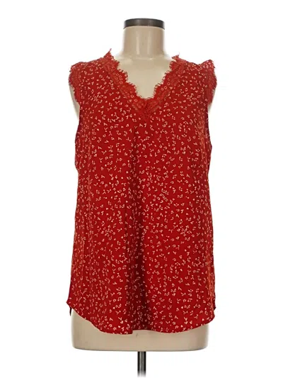 Pre-owned Viishow Sleeveless Blouse In Red