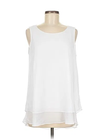 Pre-owned Viishow Sleeveless Blouse In White