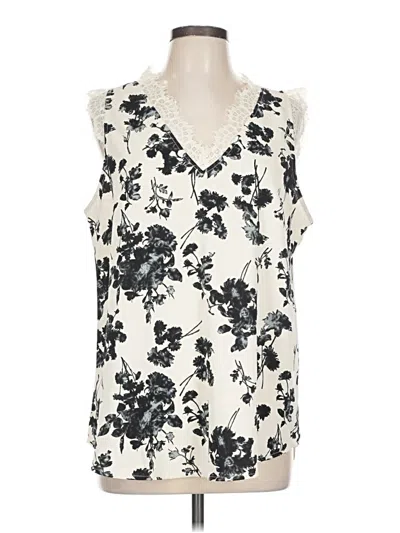 Pre-owned Viishow Sleeveless Blouse In White