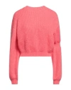 Viki-and Woman Sweater Coral Size 4 Mohair Wool, Polyamide, Merino Wool In Red