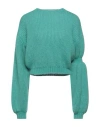 Viki-and Woman Sweater Green Size 2 Mohair Wool, Polyamide, Merino Wool In Green