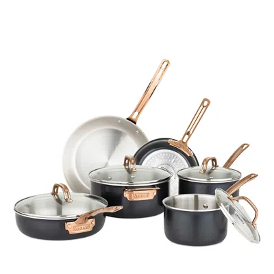 Viking 10 Pc. Cookware Set In Black