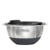 Viking 10 Piece Stainless Steel Mixing Bowl Set In Black