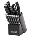 Viking 14 Piece Forged Cutlery Block Set In Black