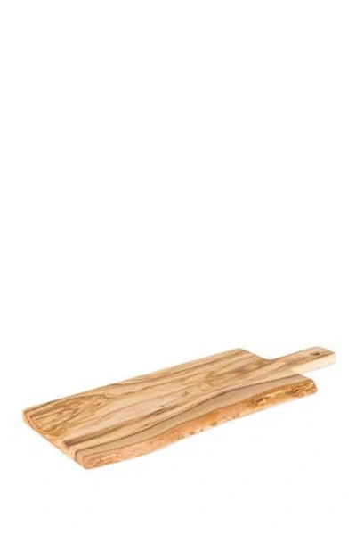 Viking 22" Olive Wood Serving Paddle Board In Silver