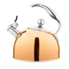 Viking 2.6 Qt Stainless Steel Whistling Kettle In Gold