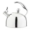 Viking 2.6 Qt Stainless Steel Whistling Kettle In Silver