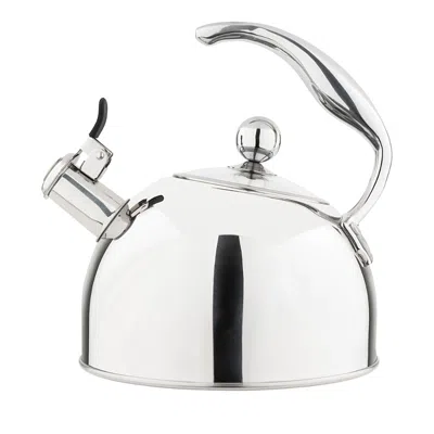 Viking 2.6 Qt Stainless Steel Whistling Kettle In Silver