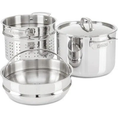 Viking 3-ply 8-quart Cooker In Silver