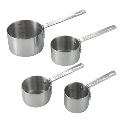 Viking 4pc Stainless Steel Measuring Cup Set In Silver