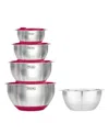 Viking 9 Pc Stainless Steel Bowl Set With Strainer