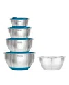 Viking 9 Pc Stainless Steel Bowl Set With Strainer