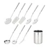 Viking 9 Piece Stainless Steel Utensil Set With Holder