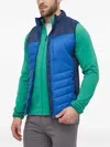 Viking Blast Primaloft Quilted Panelled Jacket In Green